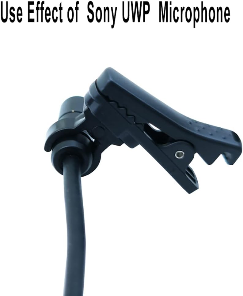 CANFON ABS Plastic Lavalier Microphone Clip, Buckle Type Tie Clip for Sony UWP, Saramonic, Sennheiser, Boya Lavalier Lapel Microphone, Pack of 2 (6.5mm) - Image 2